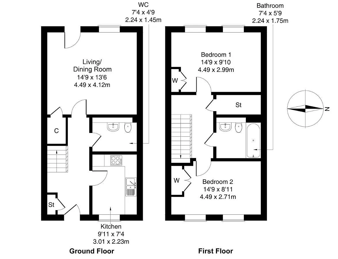 بيت للعطل Beautiful 2 Bedroom House In إدنبرة